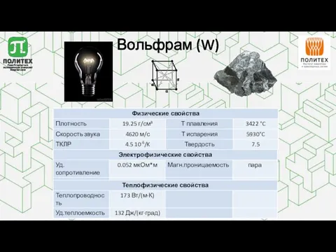 Вольфрам (W)