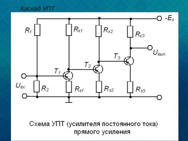 Каскад УПТ