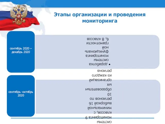 Этапы организации и проведения мониторинга