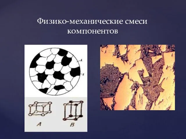 Физико-механические смеси компонентов