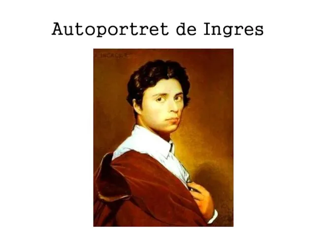 Autoportret de Ingres
