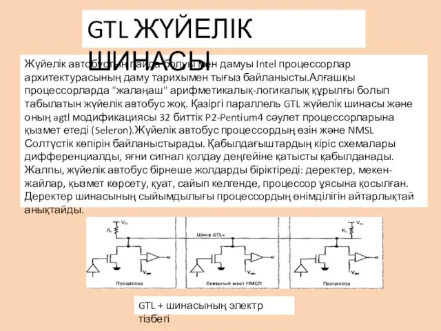 Жүйелік автобустың пайда болуы мен дамуы Intel процессорлар архитектурасының даму тарихымен