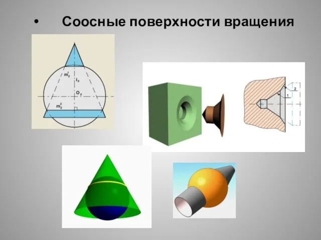 Соосные поверхности вращения