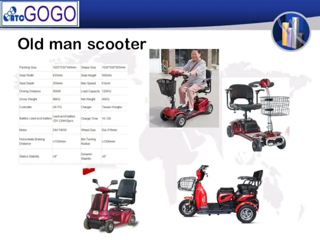 Old man scooter