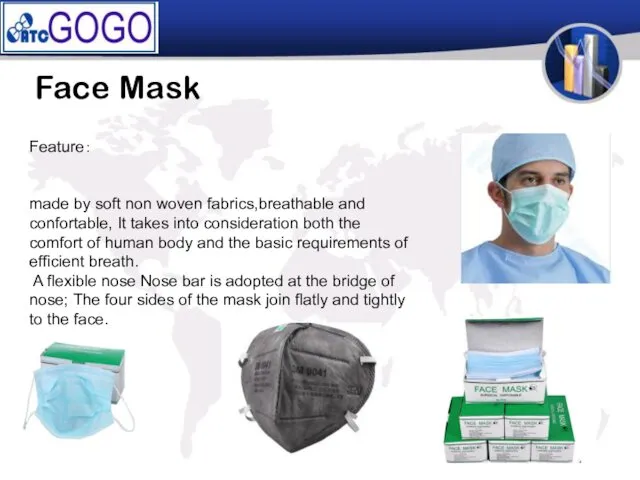 Face Mask Feature： made by soft non woven fabrics,breathable and confortable,