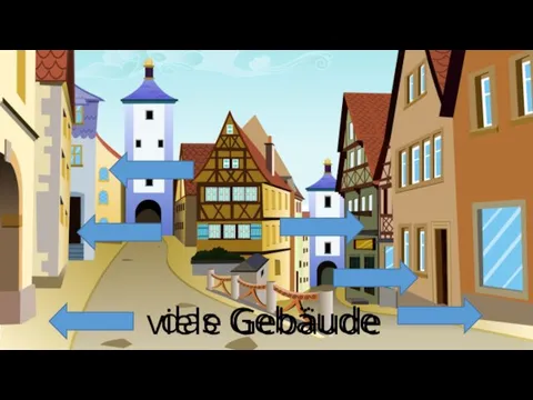 das Gebäude viele Gebäude