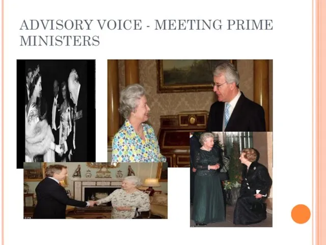 ADVISORY VOICE - MEETING PRIME MINISTERS