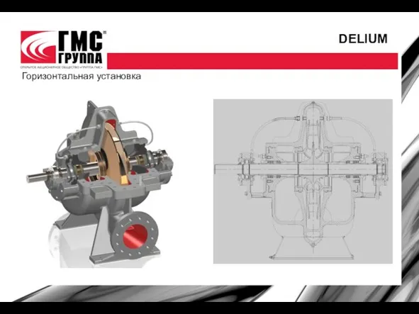 Горизонтальная установка DELIUM