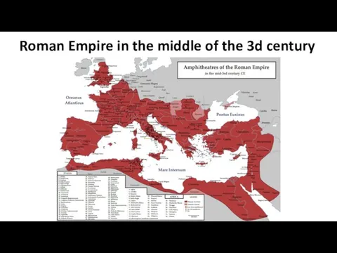 Roman Empire in the middle of the 3d century