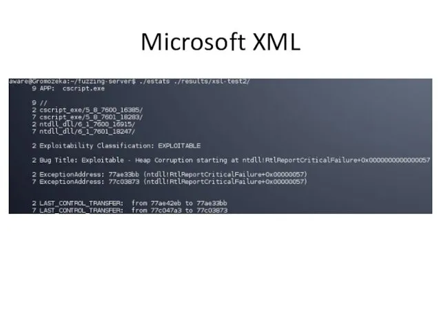 Microsoft XML