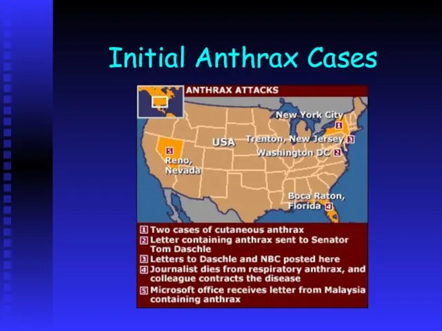 Initial Anthrax Cases