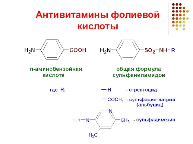 Антивитамины фолиевой кислоты