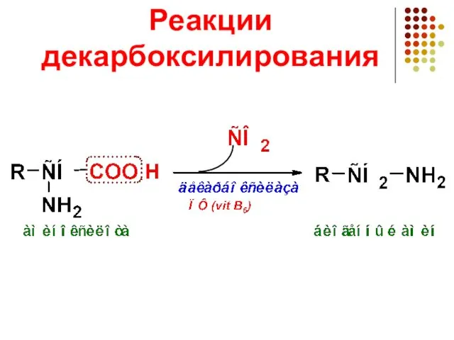 Реакции декарбоксилирования