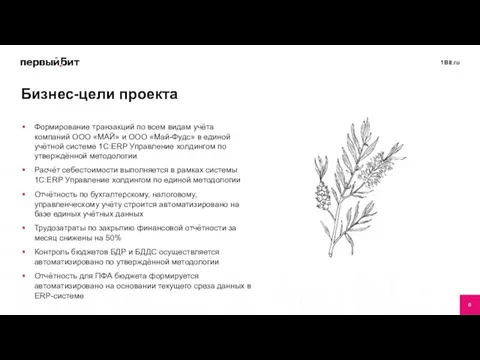 Формирование транзакций по всем видам учёта компаний ООО «МАЙ» и ООО