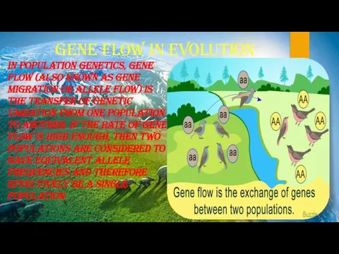 In population genetics, gene flow (also known as gene migration or