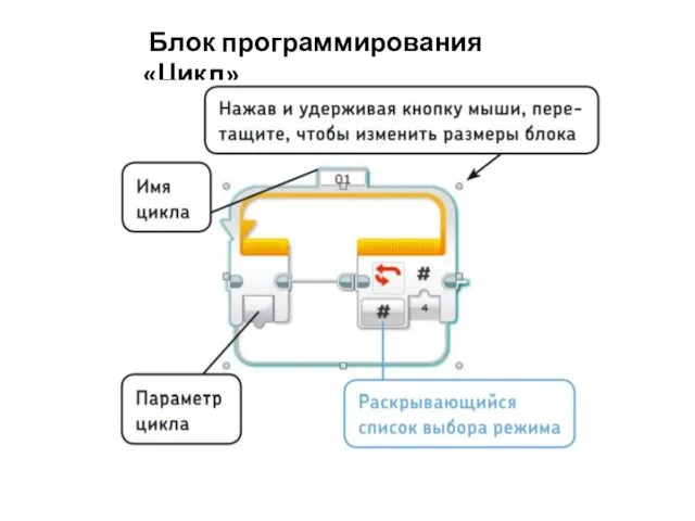 Блок программирования «Цикл»