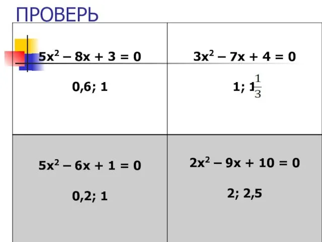 ПРОВЕРЬ