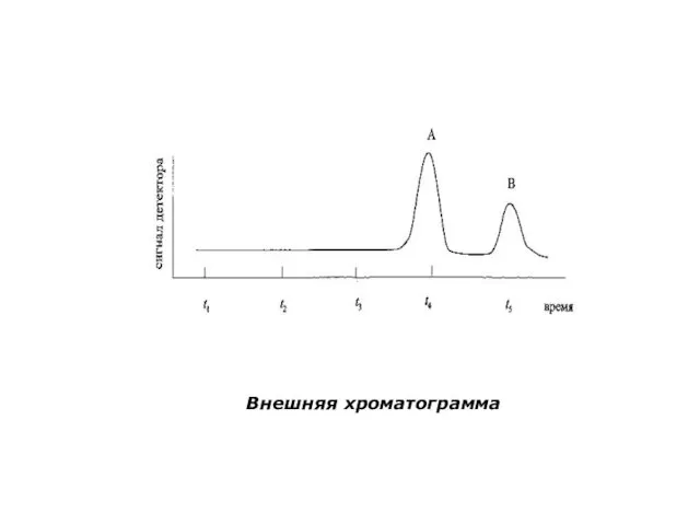 Внешняя хроматограмма