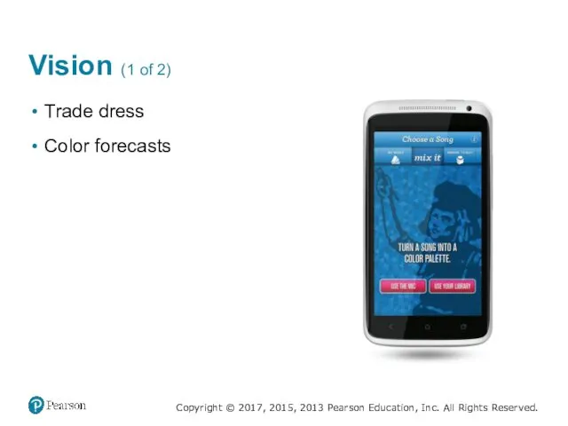 Vision (1 of 2) Trade dress Color forecasts