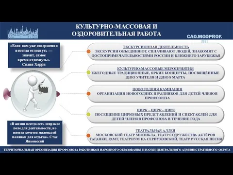 ЭКСКУРСИОННАЯ ДЕЯТЕЛЬНОСТЬ ЭКСКУРСИИ ОБЪЕДИНЯЮТ, СПЛАЧИВАЮТ ЛЮДЕЙ, ЗНАКОМЯТ С ДОСТОПРИМЕЧАТЕЛЬНОСТЯМИ РОССИИ И