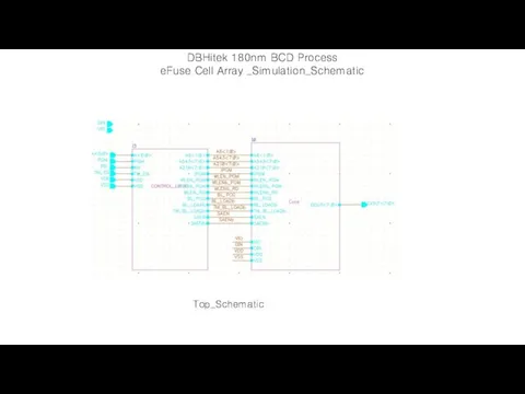 Top_Schematic DBHitek 180nm BCD Process eFuse Cell Array _Simulation_Schematic