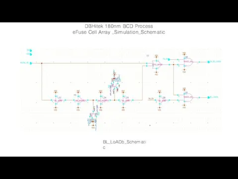 DBHitek 180nm BCD Process eFuse Cell Array _Simulation_Schematic BL_LoADb_Schematic