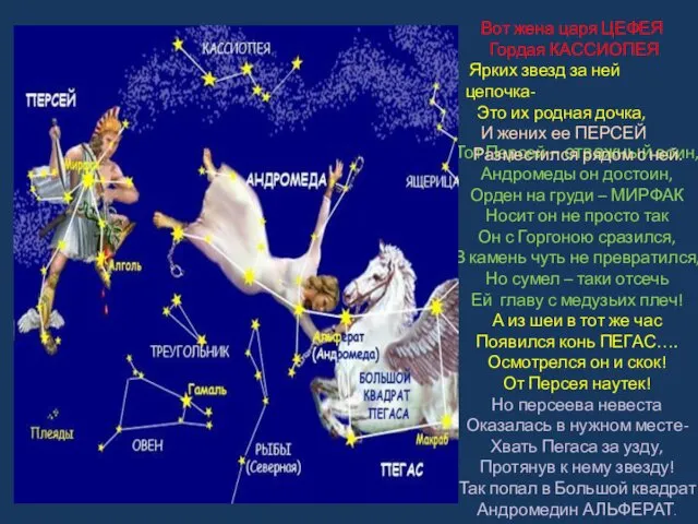 Тот Персей – отважный воин, Андромеды он достоин, Орден на груди