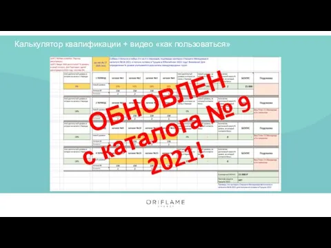 Калькулятор квалификации + видео «как пользоваться» ОБНОВЛЕН с каталога № 9 2021!