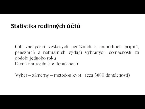 Statistika rodinných účtů