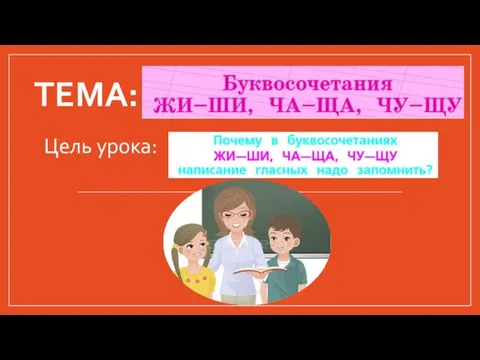 ТЕМА: Цель урока:.