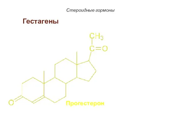 Стероидные гормоны Прогестерон Гестагены