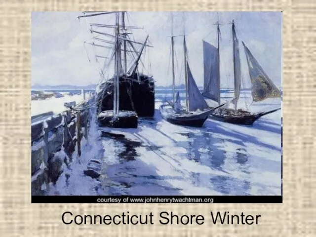 Connecticut Shore Winter