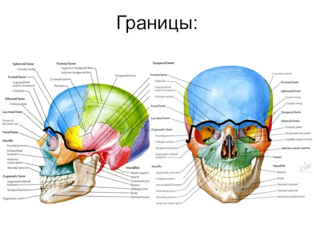 Границы: