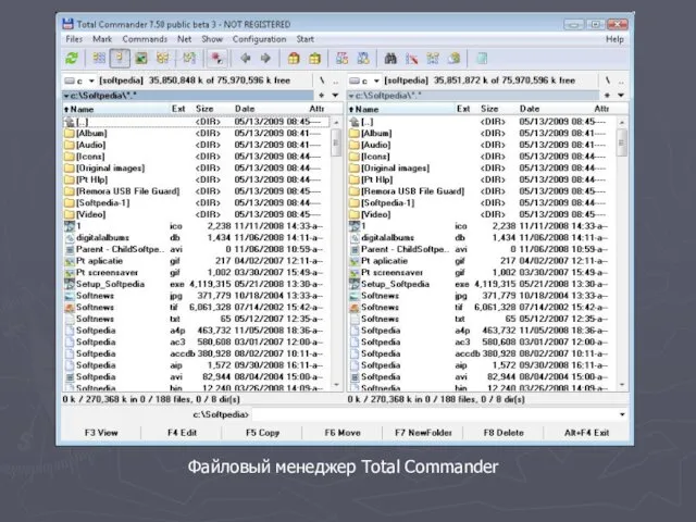 Файловый менеджер Total Commander