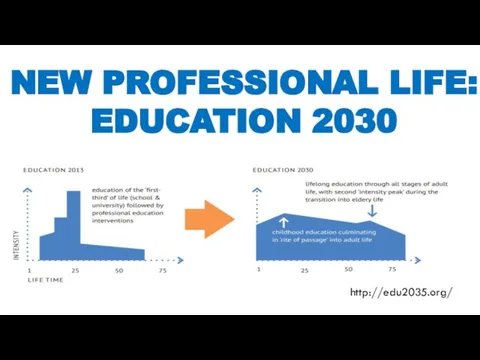 NEW PROFESSIONAL LIFE: EDUCATION 2030 http://edu2035.org/