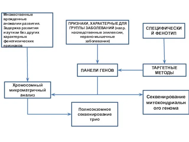 ПРИЗНАКИ, ХАРАКТЕРНЫЕ ДЛЯ ГРУППЫ ЗАБОЛЕВАНИЙ (напр. наследственные эпилепсии, нервно-мышечные заболевания) Множественные