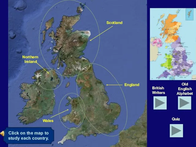 Wales Scotland Northern Ireland England Quiz British Writers Old English Alphabet