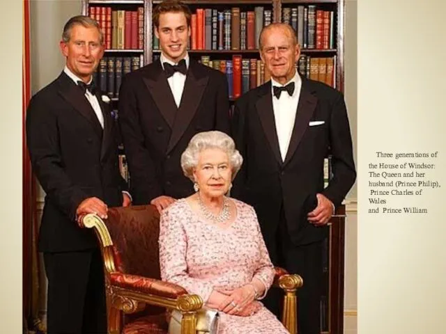 Three generations of the House of Windsor: The Queen and her