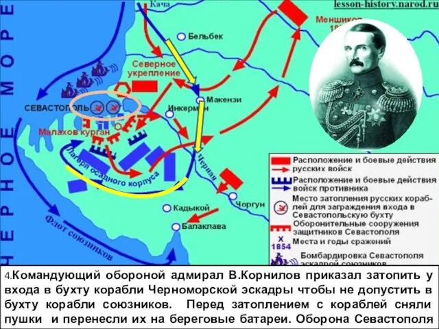 В сентябре 1854 г. англо-французский корпус высадился севернее Севастополя у Евпатории