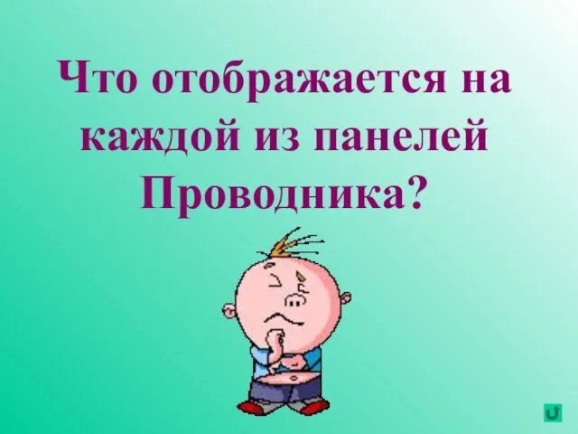 Что отображается на каждой из панелей Проводника?