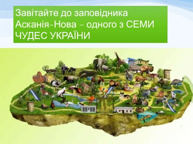 Завітайте до заповідника Асканія-Нова – одного з СЕМИ ЧУДЕС УКРАЇНИ