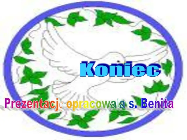 Koniec Prezentację opracowała s. Benita