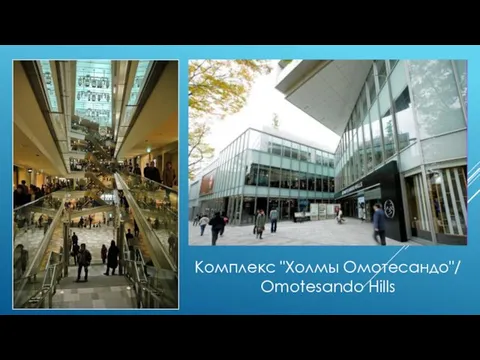 Комплекс "Холмы Омотесандо"/ Omotesando Hills