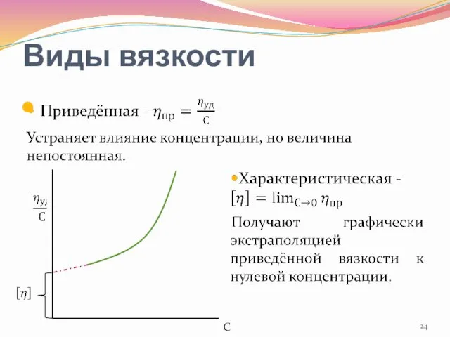 Виды вязкости С