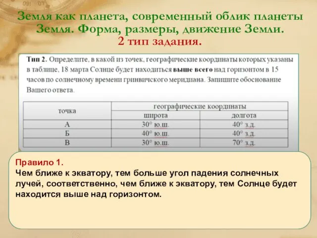 Земля как планета, современный облик планеты Земля. Форма, размеры, движение Земли.