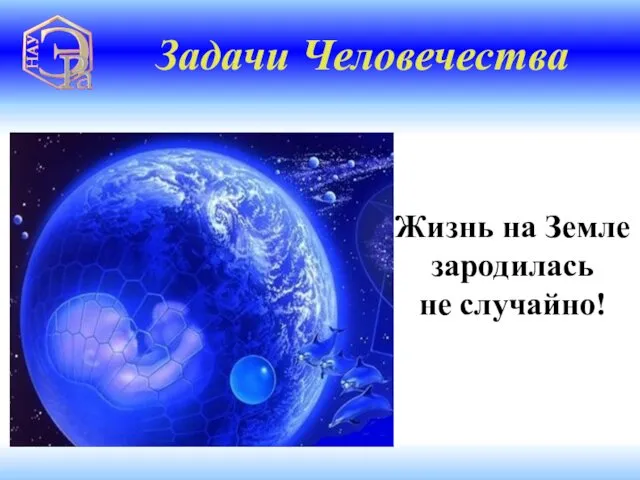 Жизнь на Земле зародилась не случайно! Задачи Человечества