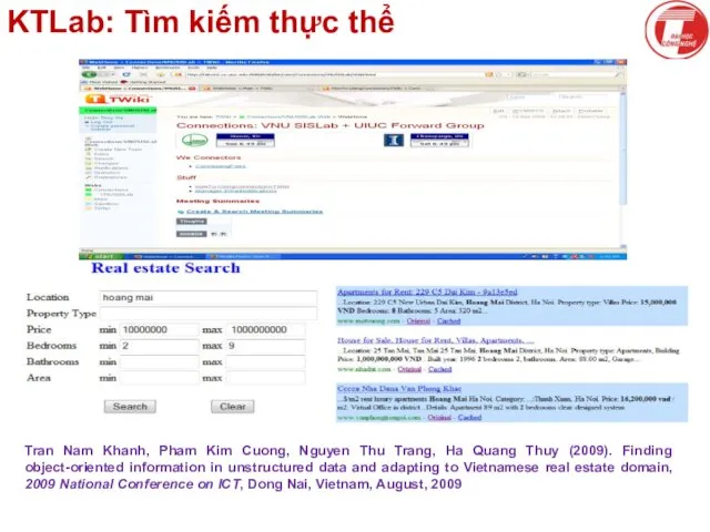 KTLab: Tìm kiếm thực thể Tran Nam Khanh, Pham Kim Cuong,