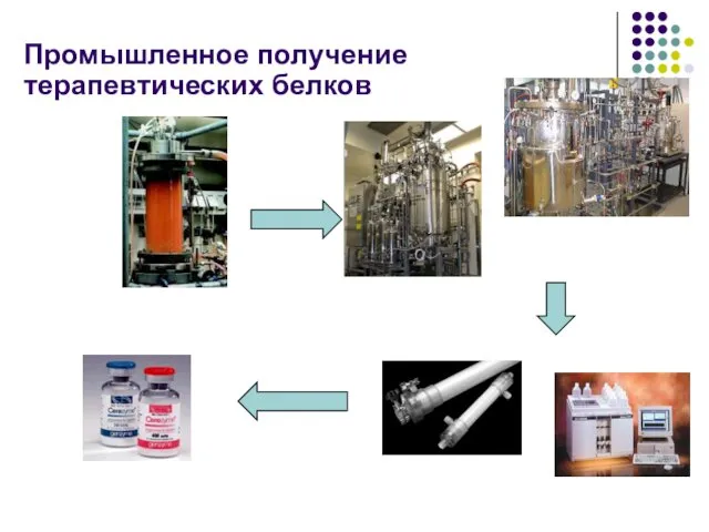 Промышленное получение терапевтических белков