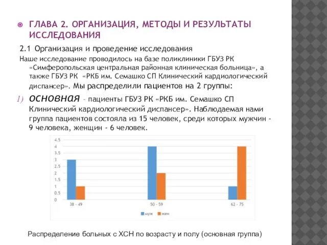 ГЛАВА 2. ОРГАНИЗАЦИЯ, МЕТОДЫ И РЕЗУЛЬТАТЫ ИССЛЕДОВАНИЯ 2.1 Организация и проведение