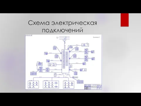 Схема электрическая подключений